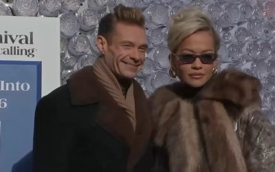 Ryan Seacrest and Rita Ora ready for 'Dick Clark's New Year's Rockin' Eve' 2026 celebration in Times Square, NYC