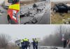 Șapte morți într-un accident auto pe DN6, în Timiș. Microbuzul implicat transporta cetățeni greci spre Franța. Momentul impactului