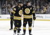 Bruins score 3 in 54 seconds, hold on to defeat Golden Knights