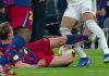 'He's lost his head' - Barcelona star Frenkie de Jong shown straight red card for horror tackle on Kylian Mbappe