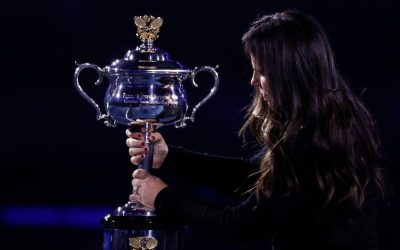 Tennis legend Jennifer Capriati steps out in rare public appearance to present trophy at Australian Open
