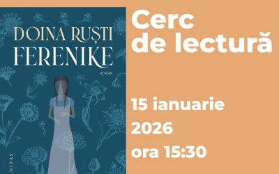 Cerc de lectură si întâlnire cu autoarea