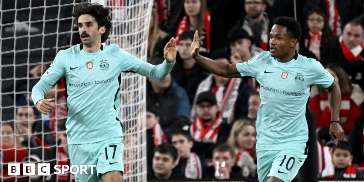 Athletic Club 2-3 Sporting CP: Sporting score dramatic winner to finish in top eight