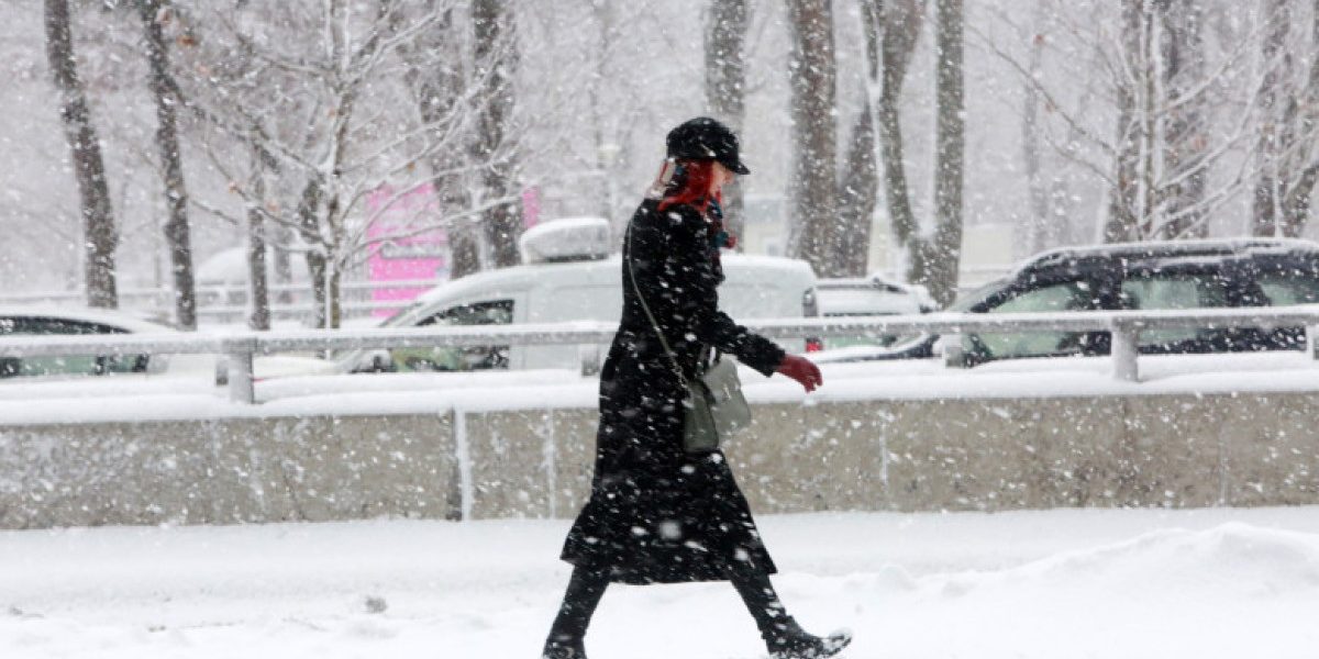 Meteorologii anunță ger, ninsori și strat de zăpadă de 9 centimetri în București. Prognoza pentru următoarele zile