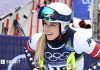 Lindsey Vonn after completing her second training run