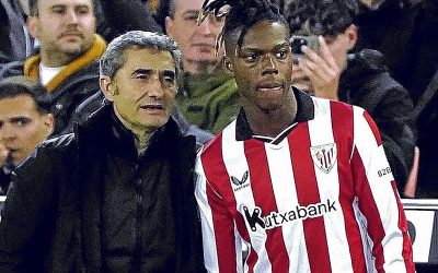 Nico Williams «está bien» y «conectado», y apunta ante el Levante