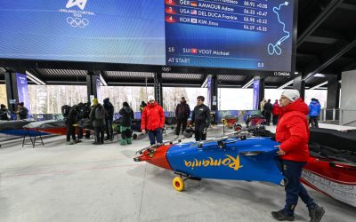 VIDEO JO 2026 Echipajul României de bob – 2 masculin, pe locul 5 după manșa a treia. Ultima manșă, de la ora 22.00, pe TVR Sport