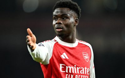 Bukayo Saka plotting Arsenal return in time for North London derby but ruled out of Carabao Cup semi-final