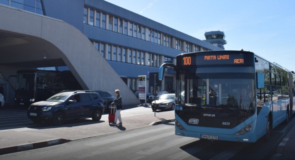 Autobuzele 100 și 442, OPRESC din Aeroportul Henri Coandă Sosiri