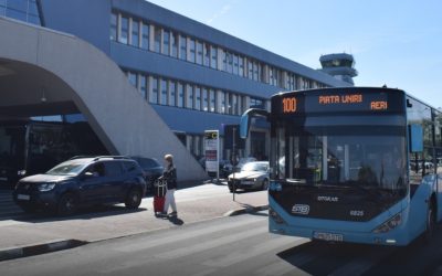 Autobuzele 100 și 442, OPRESC din Aeroportul Henri Coandă Sosiri