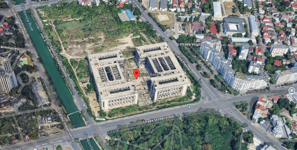 Ruina Casei Radio, pe „coridorul verde” din București. Reacția OAR