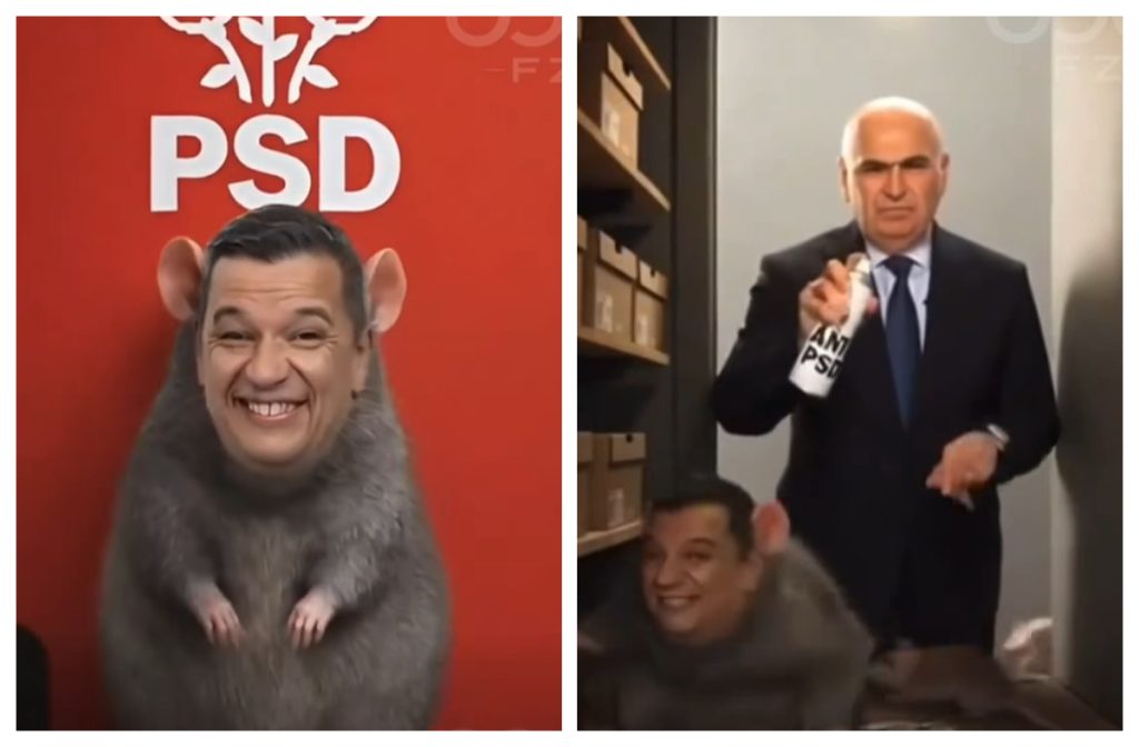 PSD pregătește plângere penală și la CNCD după meme-urile cu liderii partidului în rol de șobolani Partidul Social Democrat (PSD) intenționează să depună plângere la Parchetul General și la Consiliul Național pentru Combaterea Discriminării (CNCD), ca urmare a apariției în mediul online a unor imagini care compară liderii formațiunii cu șobolanii