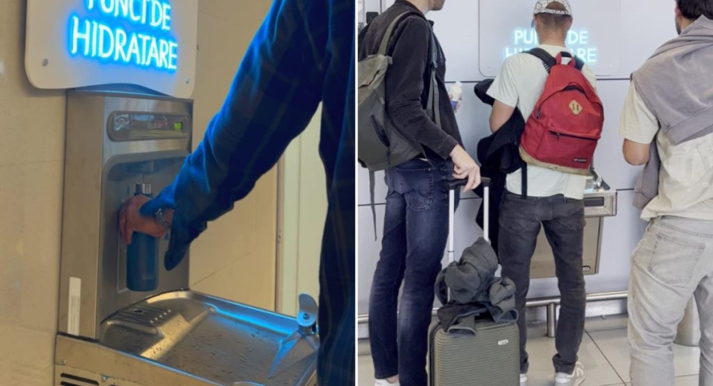 Zeci de stații cu apă potabilă, inaugurate în aeroporturile Otopeni și Băneasa