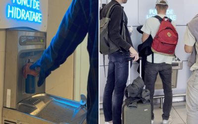 Zeci de stații cu apă potabilă, inaugurate în aeroporturile Otopeni și Băneasa