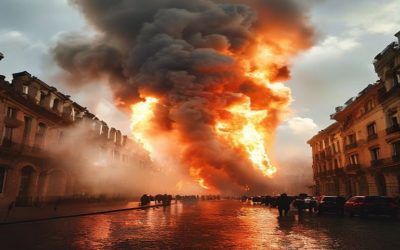 Incendiu la o fabrică din București: Fum dens și intervenții