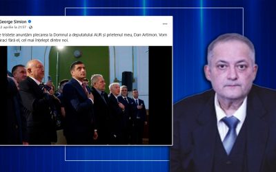 Deputatul AUR Dan Cristian Artimon a murit chiar în ziua de Paști Dan Cristian Artimon, deputat din partea AUR, a încetat din viață în ziua de Paști