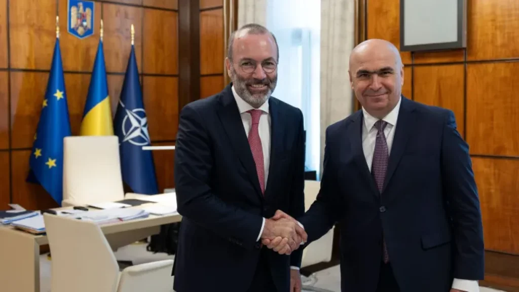 Premierul Ilie Bolojan a primit un mesaj de susținere din partea președintelui Partidului Popular European (PPE), Manfred Weber, în contextul discuțiilor privind o eventuală demisie a premierului