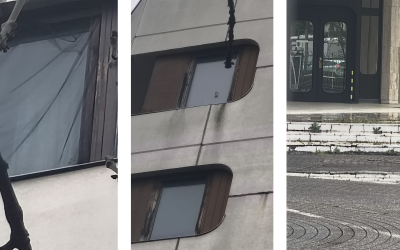 Clădirea Consulatului României din Bonn, Germania, situată într-o zonă deosebită chiar pe malul Rinului, a ajuns să arate ca după bombardament