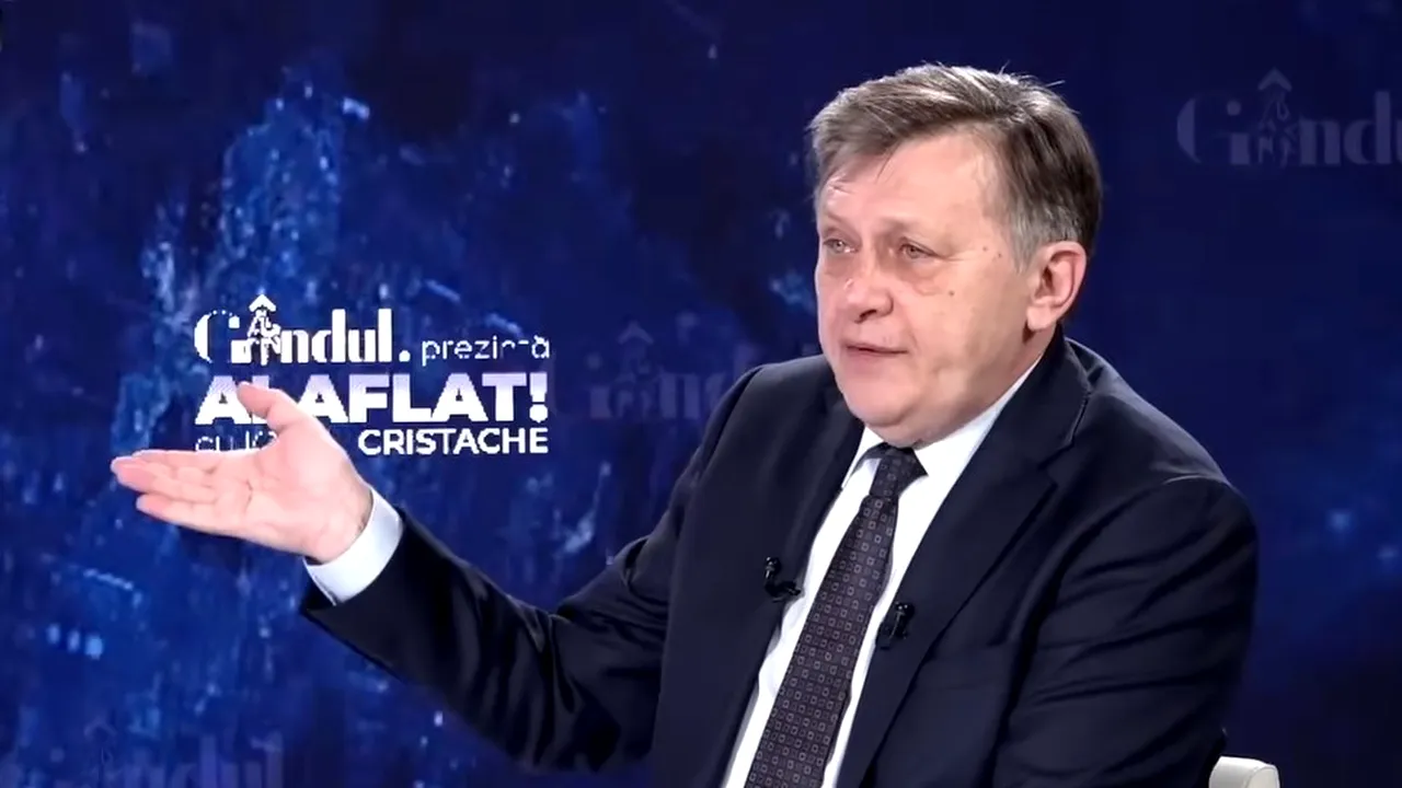 Crin Antonescu anticipează un guvern PNL-USR-UDMR, cu sprijinul AUR Fostul președinte al Partidului Național Liberal, Crin Antonescu, a făcut o declarație controversată marți, în cadrul unei emisiuni televizate