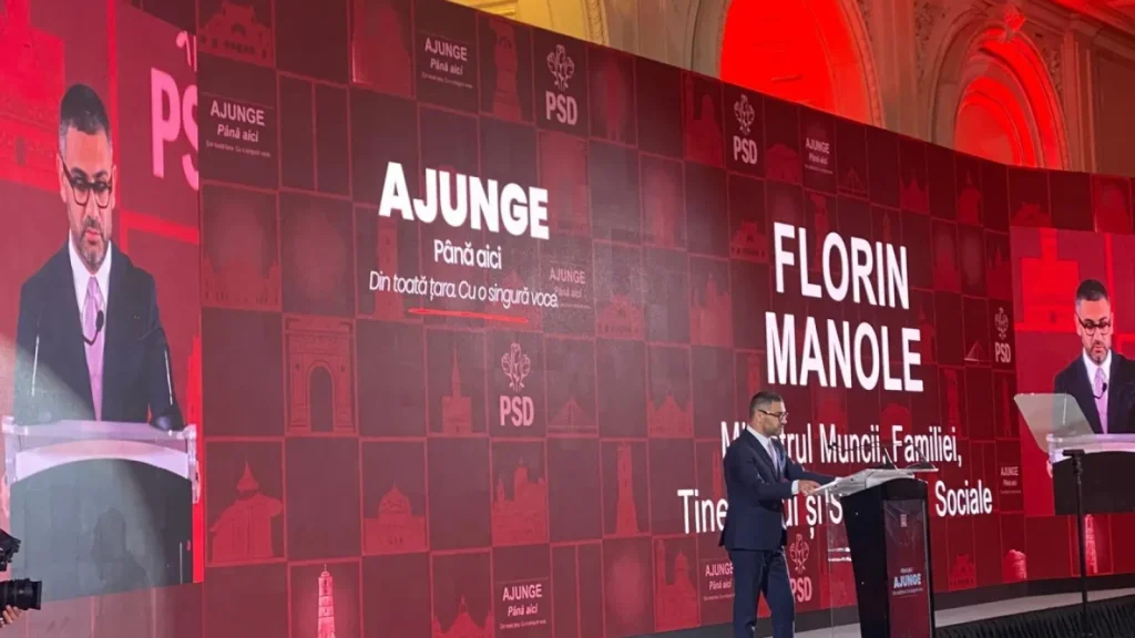 Ministrul Muncii, Florin Manole, a prezentat un bilanț al activității sale în cadrul unei consultări interne PSD, dedicată deciziei de a retrage sprijinul politic premierului Ilie Bolojan