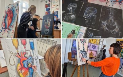 Expoziție de pictură despre medicină la SJU Buzău: artă și vindecare