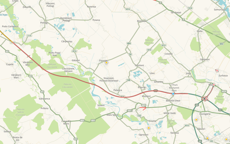 Cozi infernale la intrarea în București: 20 km pe A1. Rute ocolitoare