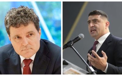 George Simion, liderul AUR, a stârnit un val de reacții dure după ce l-a jignit pe președintele României, Nicușor Dan, numindu-l „paraplegic” în timpul unei întâlniri cu angajații de la Azomureș