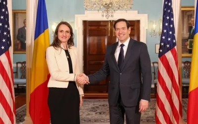 SUA mulțumește României pentru ajutorul în Orientul Mijlociu Secretarul de stat al SUA, Marco Rubio, a avut o convorbire telefonică cu ministrul român de Externe, Oana Țoiu, în care a exprimat recunoștința Statelor Unite pentru sprijinul acordat de România în operațiunile de securitate din Orientul Mijlociu