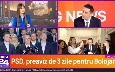 Secretarul general al PSD, Claudiu Manda, a anunțat că miniștrii PSD vor demisiona joi din Guvern, exclusând posibilitatea ca premierul Ilie Bolojan să mai rămână în funcție