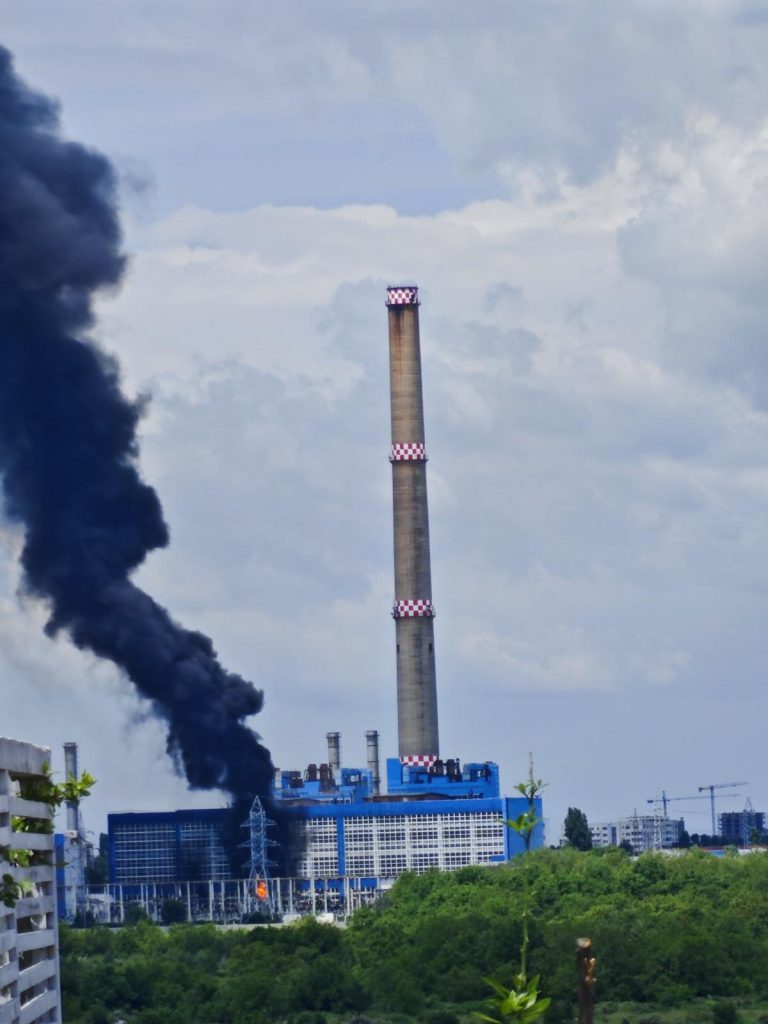 Incendiu la CET Vest, pentru a doua oară într-o lună