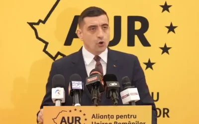 AUR avertizează asupra riscurilor pentru Europa într-un forum economic la Cluj George Simion, președintele Alianței pentru Unirea Românilor (AUR), a declarat sâmbătă, în cadrul Forumului Economic European de la Cluj, că Europa riscă să-și piardă statutul de putere globală dacă nu reușește să-și protejeze frontierele, economia și identitatea