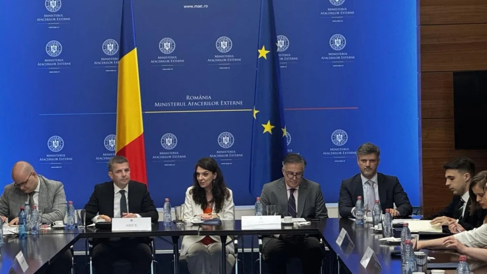 MAE și ARICE au lansat Echipa Națională pentru Strategia UE Global Gateway Ministerul Afacerilor Externe (MAE) și Agenția Română pentru Investiții și Comerț Exterior (ARICE) au organizat joi, la sediul MAE, o reuniune de coordonare interinstituțională privind programele globale europene