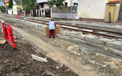 Blocați de șantier pe Clăbucet: Locuitorii, între tramvai și speranța salvării