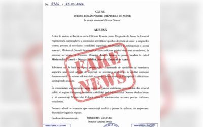 Ministerul Culturii a dezmințit miercuri un document fals care circula în spațiul public, prin care ar fi solicitat transferul ministrului Demeter Andras Istvan la Oficiul Român pentru Drepturile de Autor (ORDA)