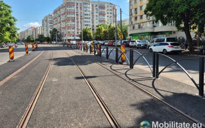 Garduri pe tramvaiul din Chișinău: lucrări aproape gata