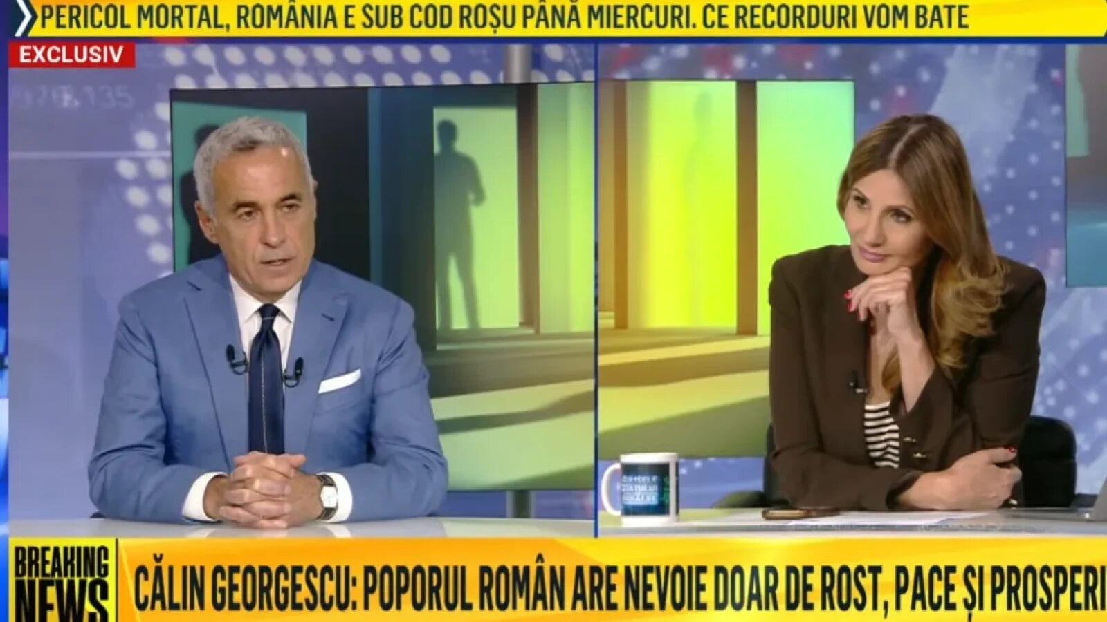 Călin Georgescu a criticat-o vehement pe Anca Alexandrescu, moderatoarea emisiunii de la Realitatea Plus, în direct, după ce aceasta a admis că l-a susținut pe Adrian Veștea în criza politică, invocând dorința de a-l bloca pe Ilie Bolojan
