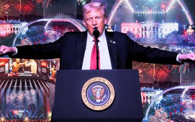 Trump dă o „petrecere” neconvențională de ziua sa: Lupte în cuști pe peluza Casei Albe Cu prilejul aniversării a 80 de ani, președintele american Donald Trump transformă peluza sudică a Casei Albe într-o arenă pentru un spectacol de arte marțiale mixte (MMA)