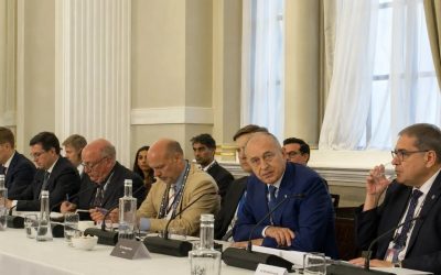Mircea Geoană salută lansarea Băncii pentru Apărare, Securitate și Reziliență (DSRB), o inițiativă multilaterală menită să finanțeze industria de apărare, România fiind printre statele fondatoare