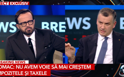 Tomac promite stabilitate fiscală și posibile reduceri de taxe PREMIERUL desemnat EUGEN TOMAC a declarat, în cadrul unei intervenții televizate, că viitorul său Cabinet nu are în plan majorarea taxelor și impozitelor