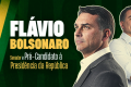Flavio Bolsonaro intră în cursă, în numele tatălui său