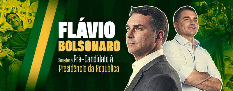 Flavio Bolsonaro intră în cursă, în numele tatălui său
