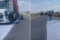 Brănești: Ultimul strat de asfalt pe centură. Lucrările se apropie de final