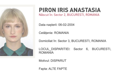 Tânără dispărută în București, Sector 6. A fost emis Ro-Alert