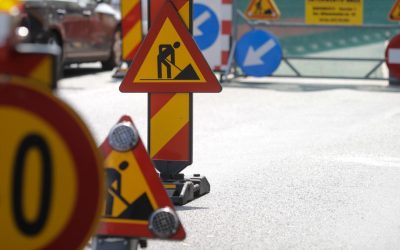 Carosabil prăbușit lângă Facultatea de Drept, trafic blocat