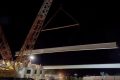 A0: Ultima grindă de beton e montată pe autostradă