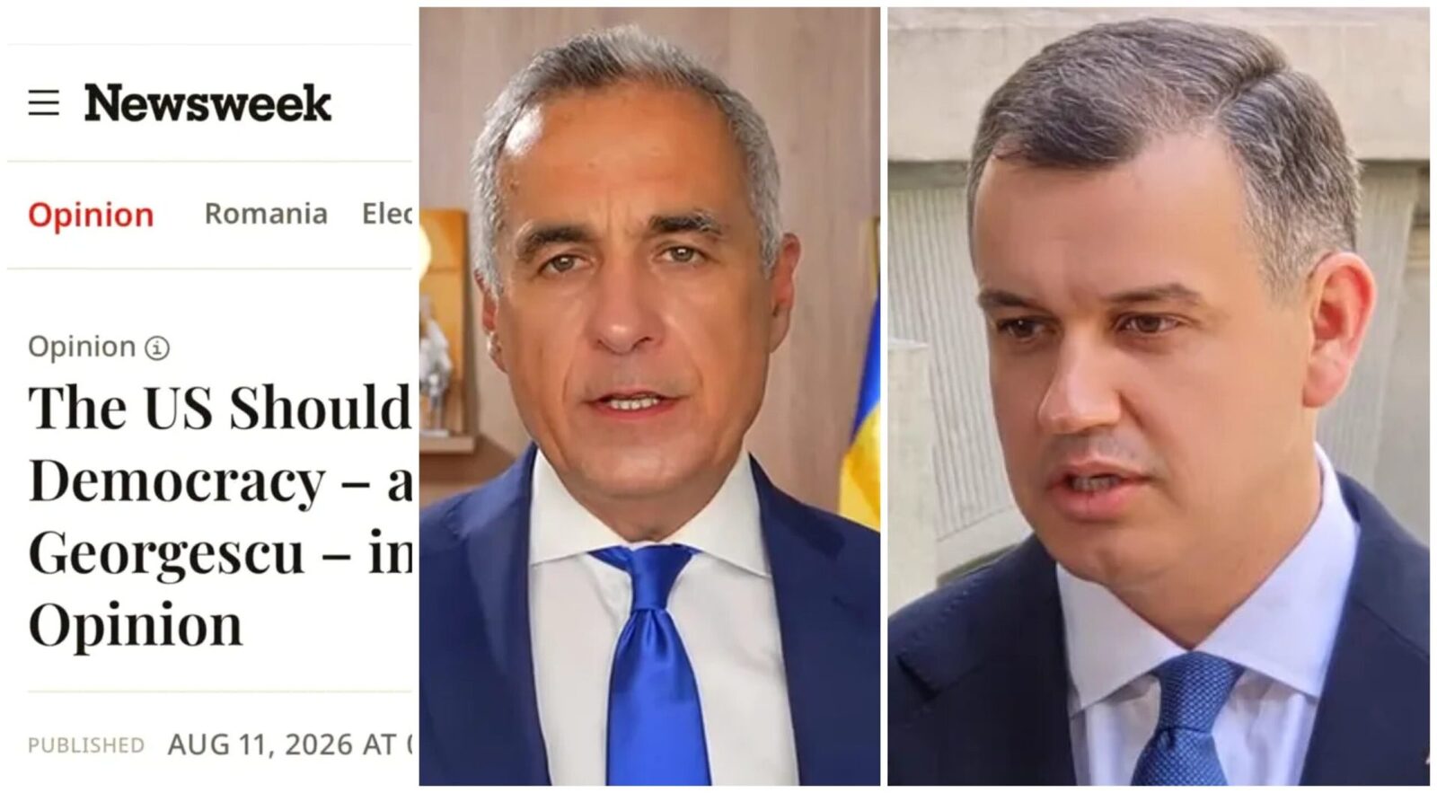 Eugen Tomac critică manevrele din spatele articolului dispărut despre Călin GeorgescunnEugen Tomac, consilier prezidențial, a criticat vehement eventualele manevre din spatele articolului publicat și ulterior șters din revista americană Newsweek, care îl viza pe Călin Georgescu