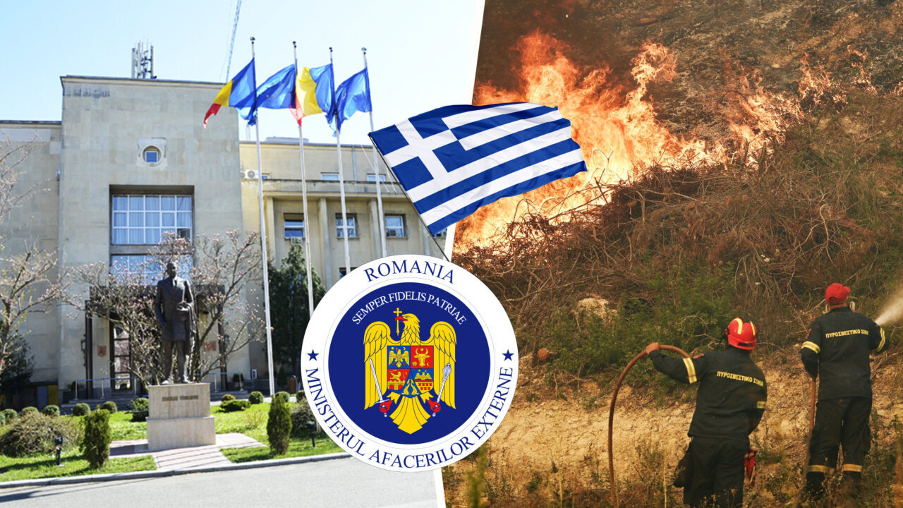 Ministerul Afacerilor Externe, prin Ambasada României la Atena și Consulatul General de la Salonic, monitorizează atent situația incendiilor de vegetație din Grecia