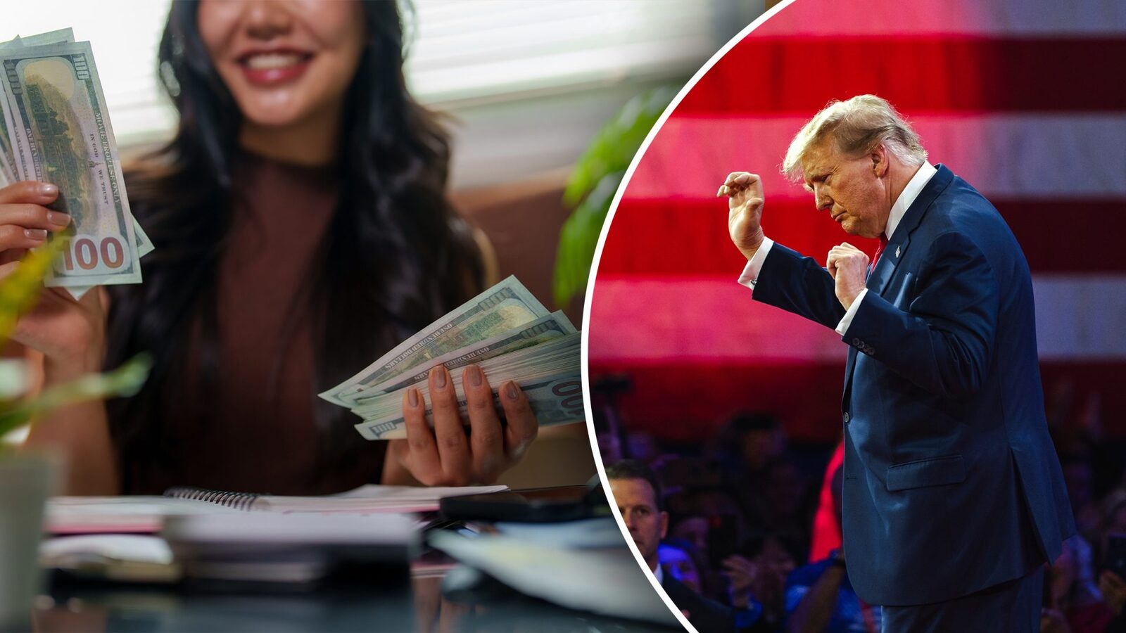 DONALD Trump PROPUNE CEL MAI SCUMP DAR DIN ISTORIA SUA: 5.000 DE DOLARI PENTRU 174 MILIOANE DE AMERICANI Fostul președinte Donald Trump a făcut o promisiune electorală considerată cea mai costisitoare din istoria Statelor Unite