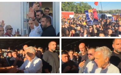 Călin Georgescu, baie de mulțime în piața din Codăești, Vaslui nn Călin Georgescu, fost candidat la alegerile prezidențiale din 2024, a participat sâmbătă dimineață la o întâlnire cu susținătorii săi în piața din localitatea Codăești, județul Vaslui