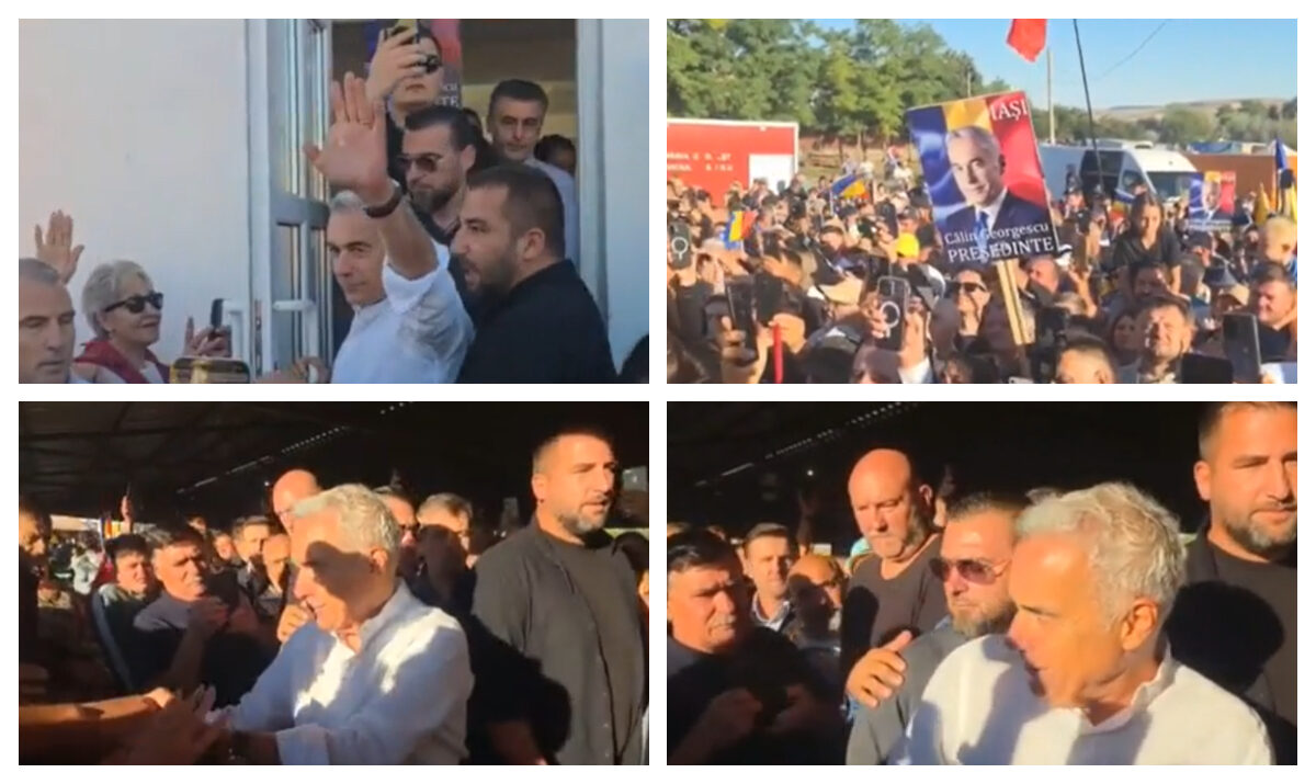Călin Georgescu, baie de mulțime în piața din Codăești, Vaslui nn Călin Georgescu, fost candidat la alegerile prezidențiale din 2024, a participat sâmbătă dimineață la o întâlnire cu susținătorii săi în piața din localitatea Codăești, județul Vaslui